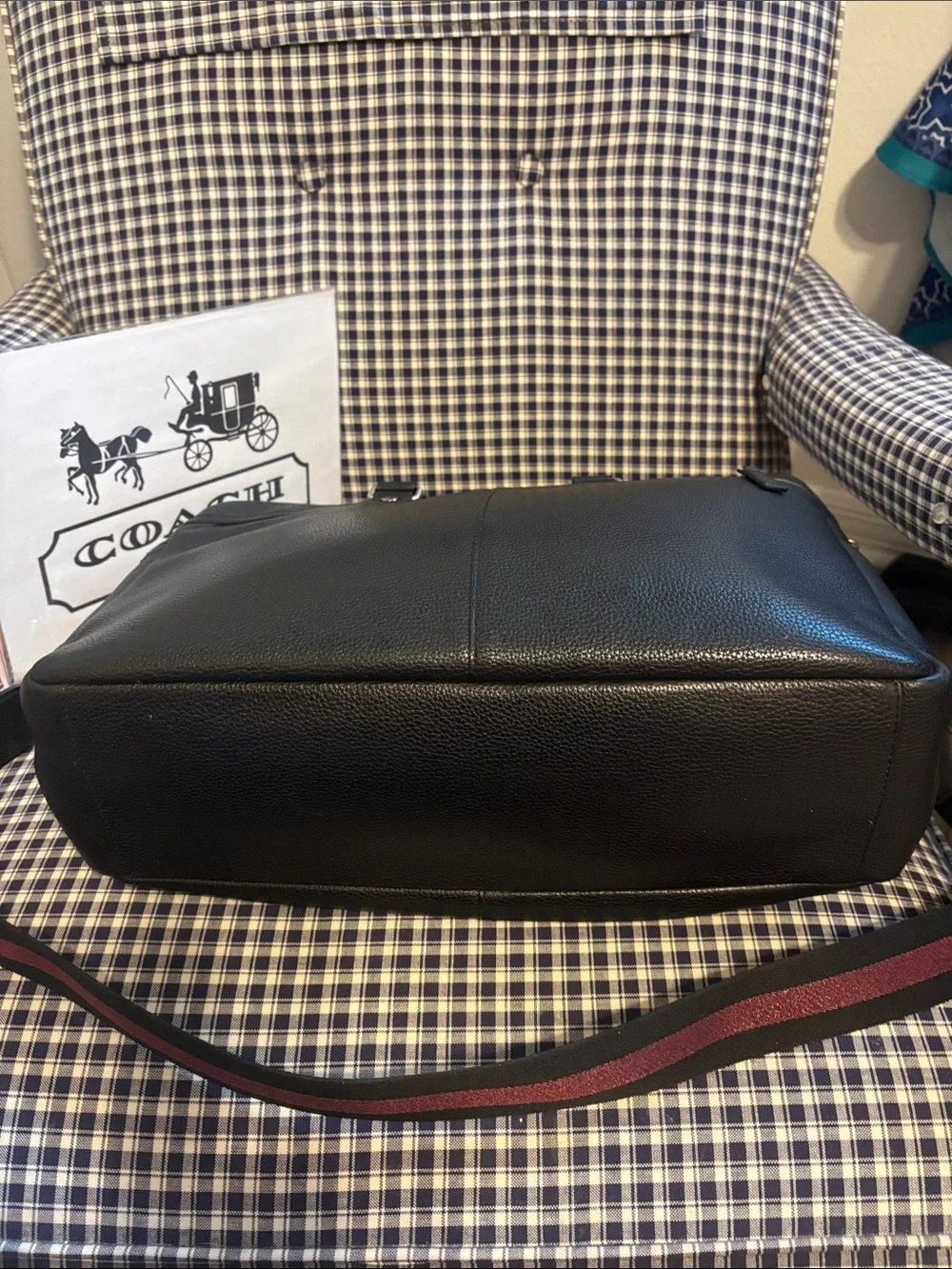 Coach Transatlantic 2way  Briefcase with Top Handles and Removable Strap